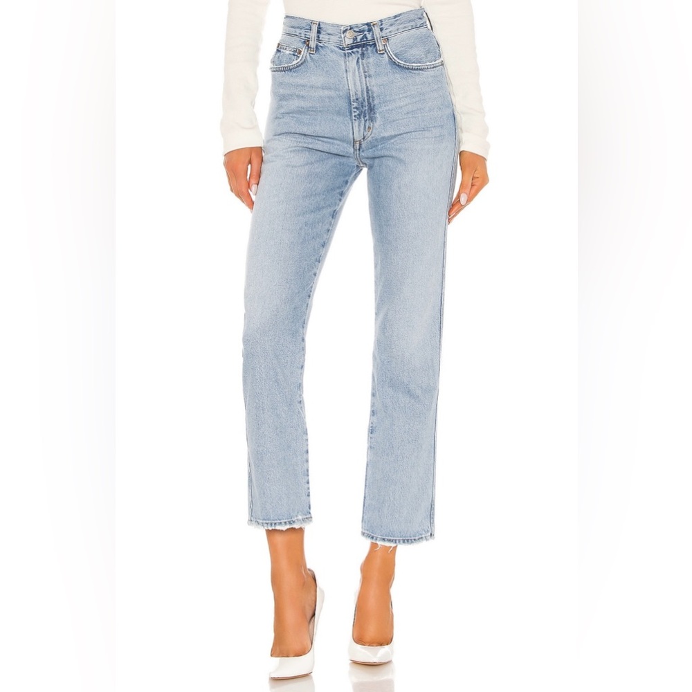 AGOLDE Pinch Waist High Rise Kick Sz 28 Wash: Riptide